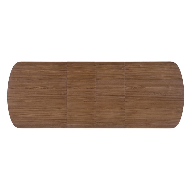 Eleana - Rectangle Dining Table With Two Leaves - Medium Wood