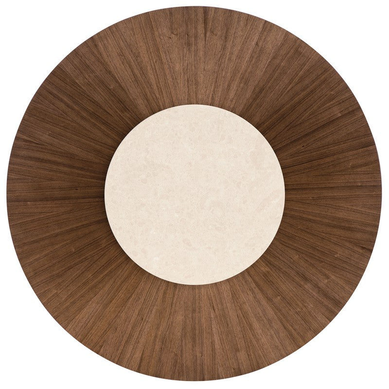 Eleana - Round Dining Table - Medium Wood