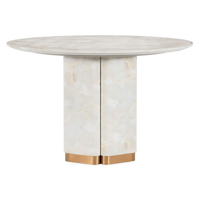 Eleana - Round Dining Table - White
