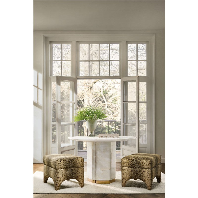 Eleana - Round Dining Table - White