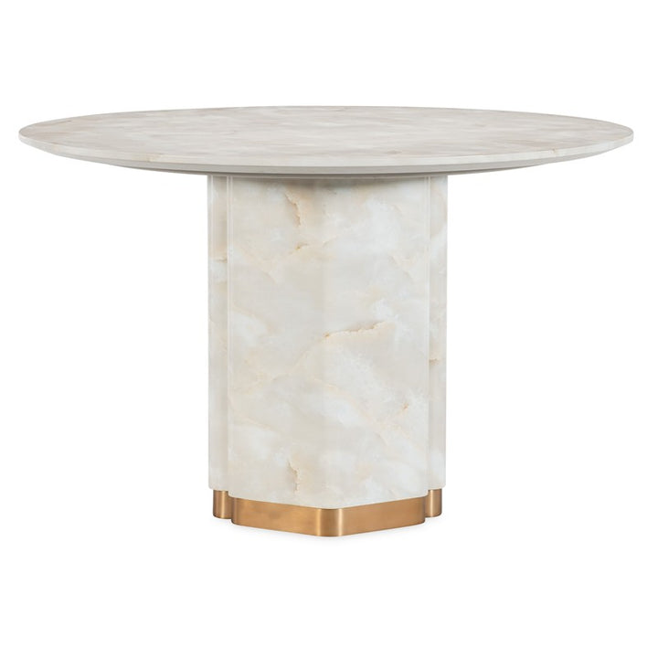 Eleana - Round Dining Table - White