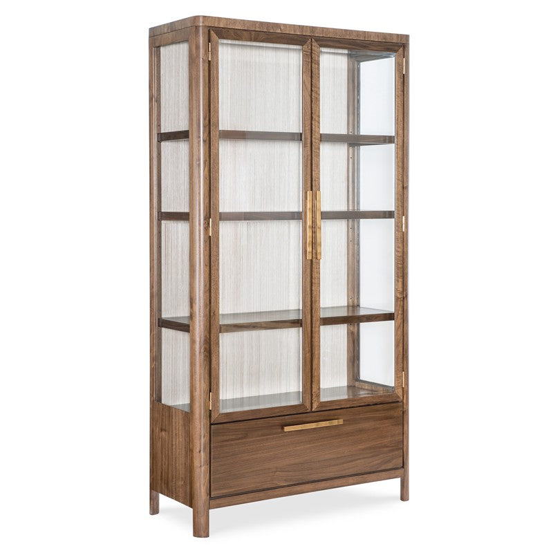 Eleana - Display Cabinet - Medium Wood