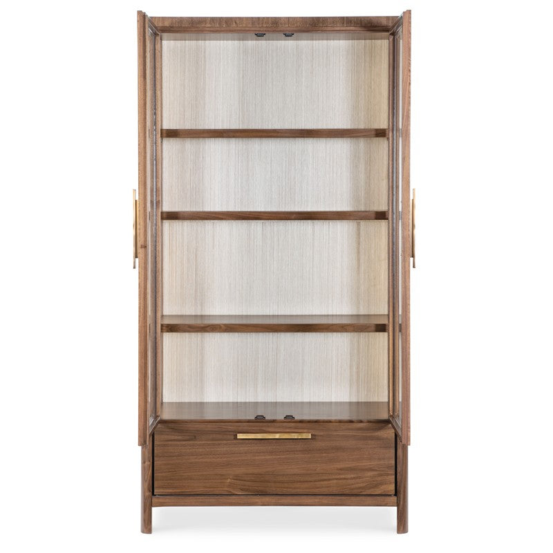 Eleana - Display Cabinet - Medium Wood