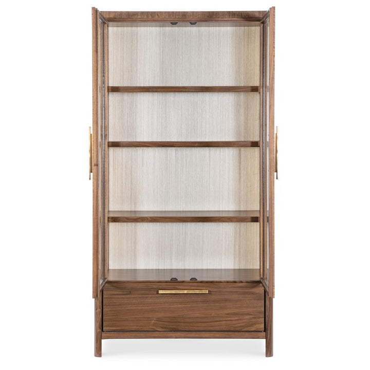 Eleana - Display Cabinet - Medium Wood