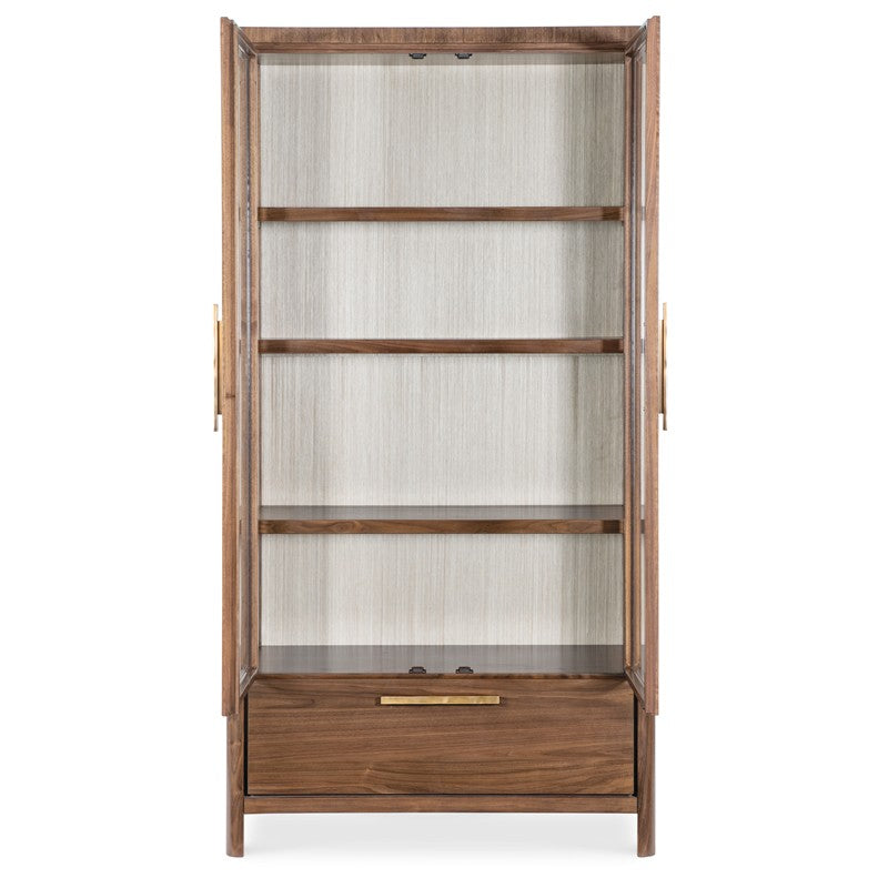 Eleana - Display Cabinet - Medium Wood