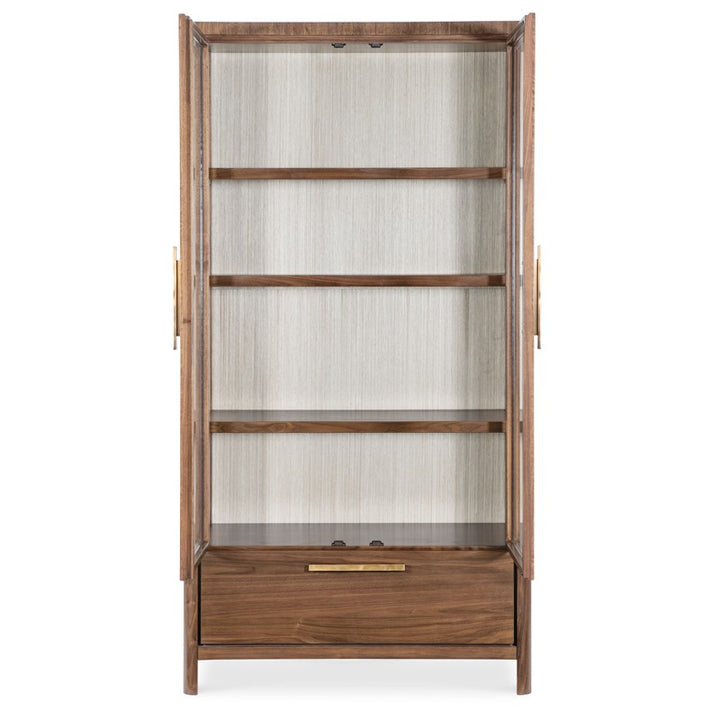 Eleana - Display Cabinet - Medium Wood