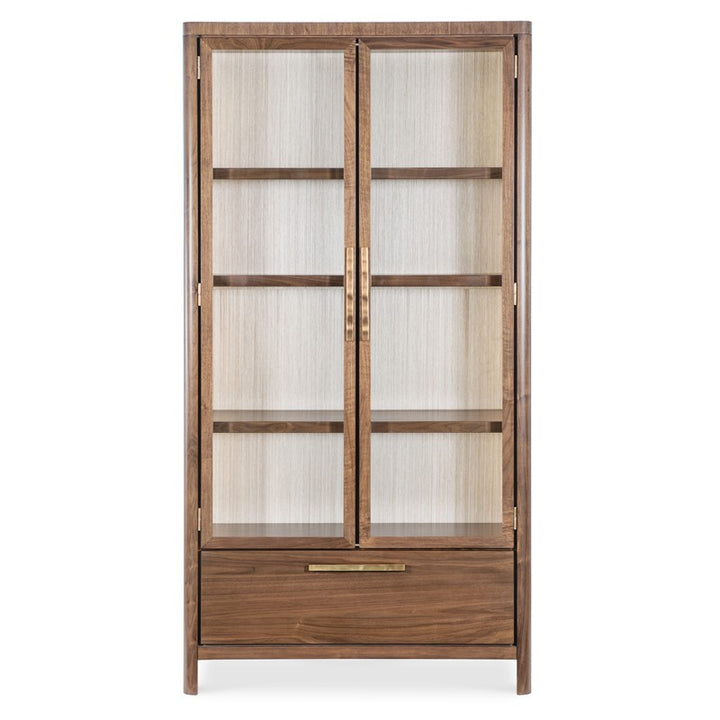 Eleana - Display Cabinet - Medium Wood