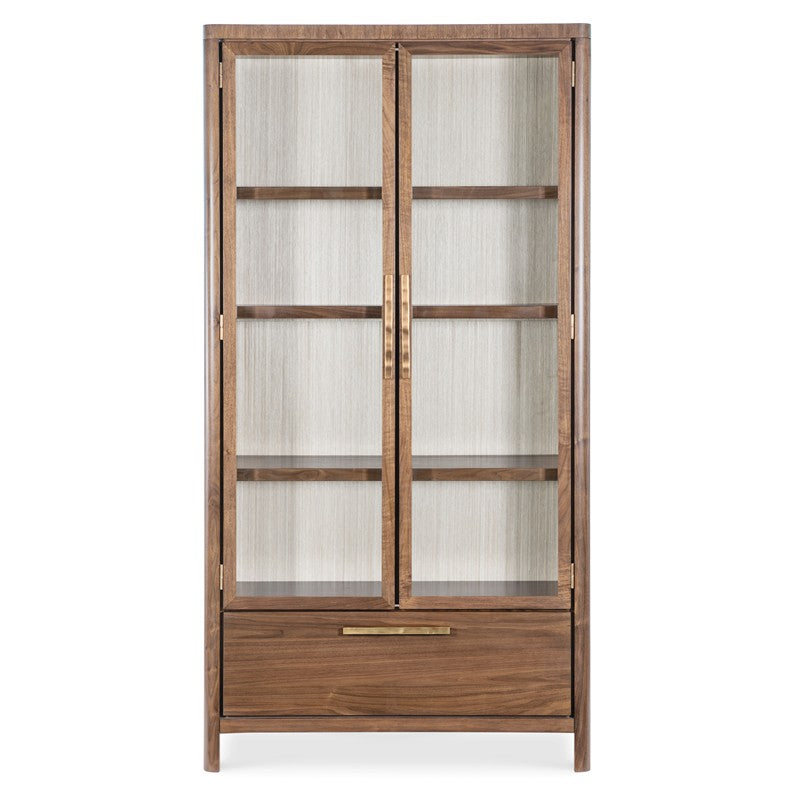 Eleana - Display Cabinet - Medium Wood
