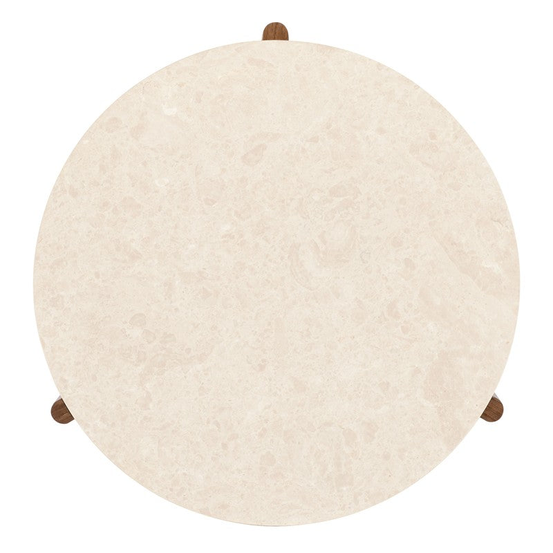 Eleana - Round Cocktail Table - Medium Wood