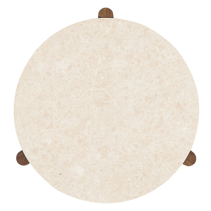 Eleana - Round End Table - Medium Wood
