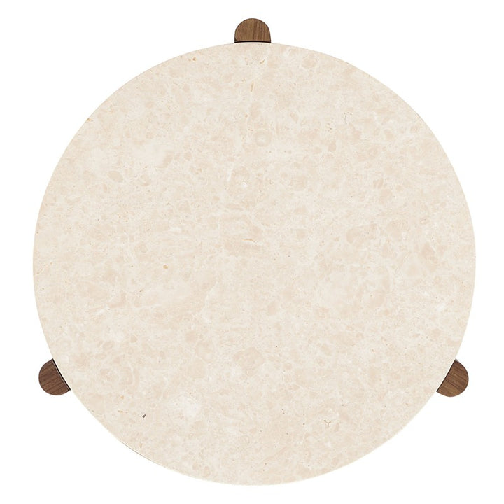 Eleana - Round End Table - Medium Wood