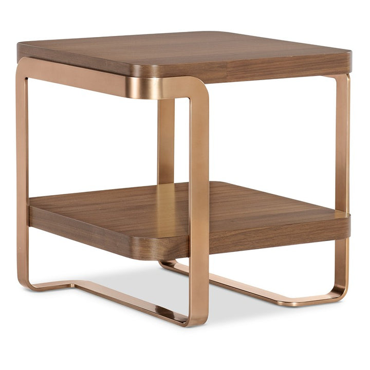 Eleana - End Table - Medium Wood
