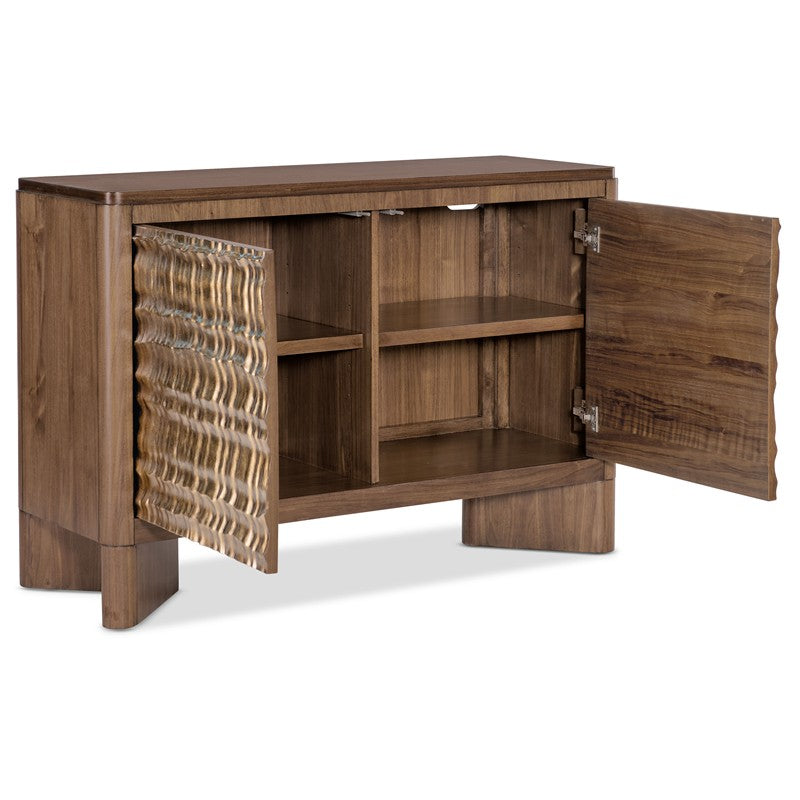 Eleana - Two Door Chest - Medium Wood