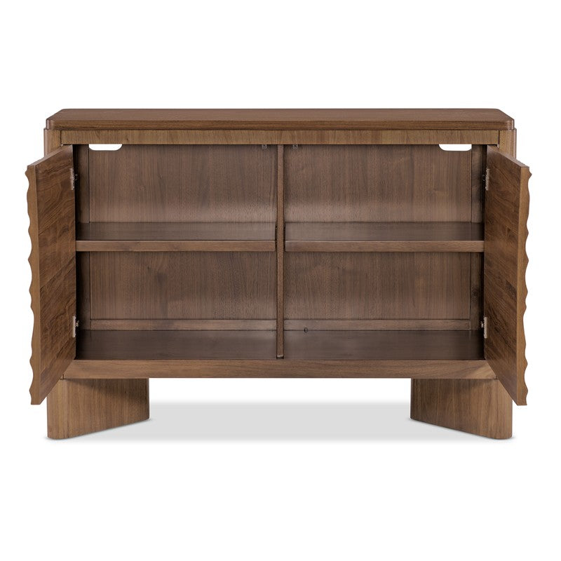 Eleana - Two Door Chest - Medium Wood