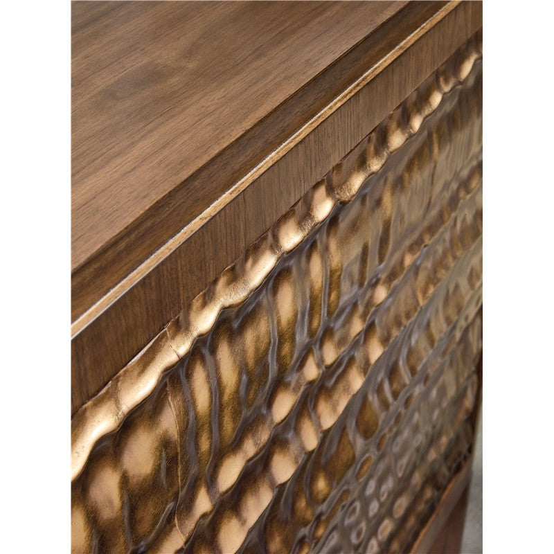 Eleana - Two Door Chest - Medium Wood