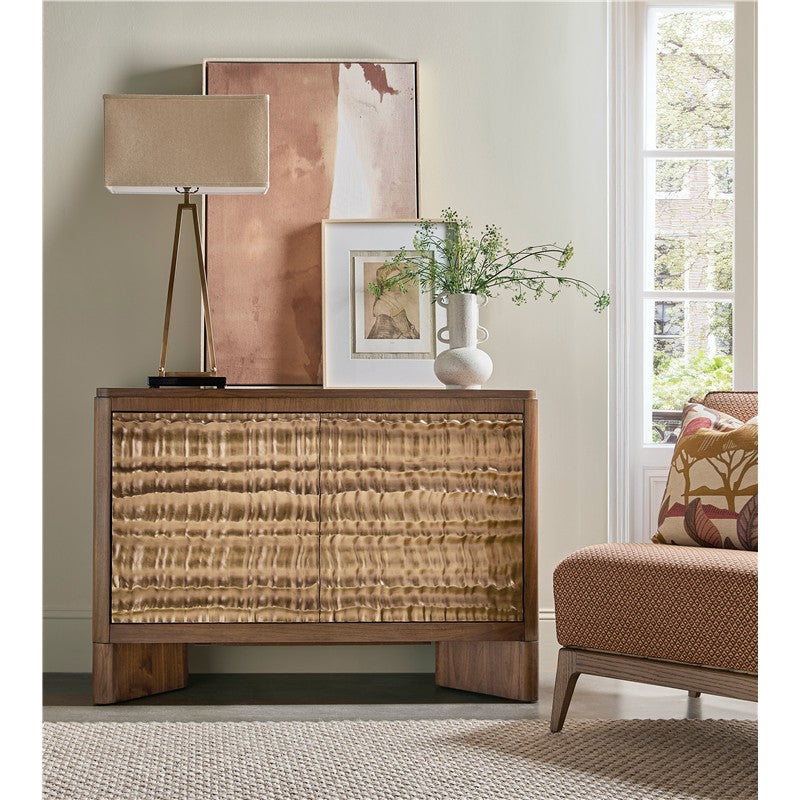 Eleana - Two Door Chest - Medium Wood