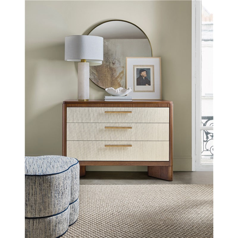 Eleana - Three Drawer Chest - Medium Wood