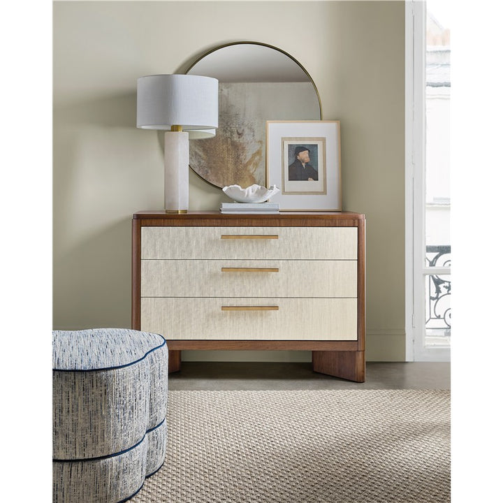 Eleana - Three Drawer Chest - Medium Wood