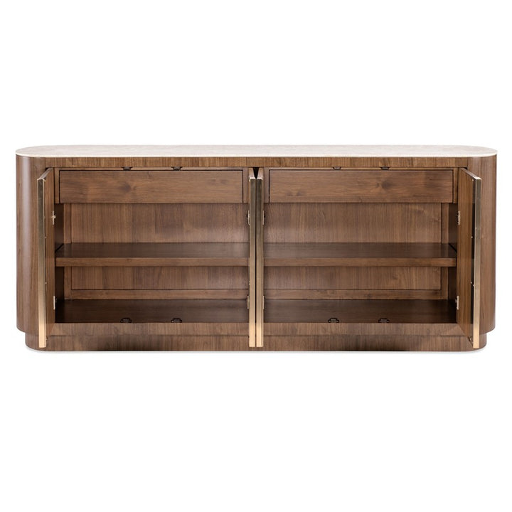 Eleana - Credenza - Medium Wood