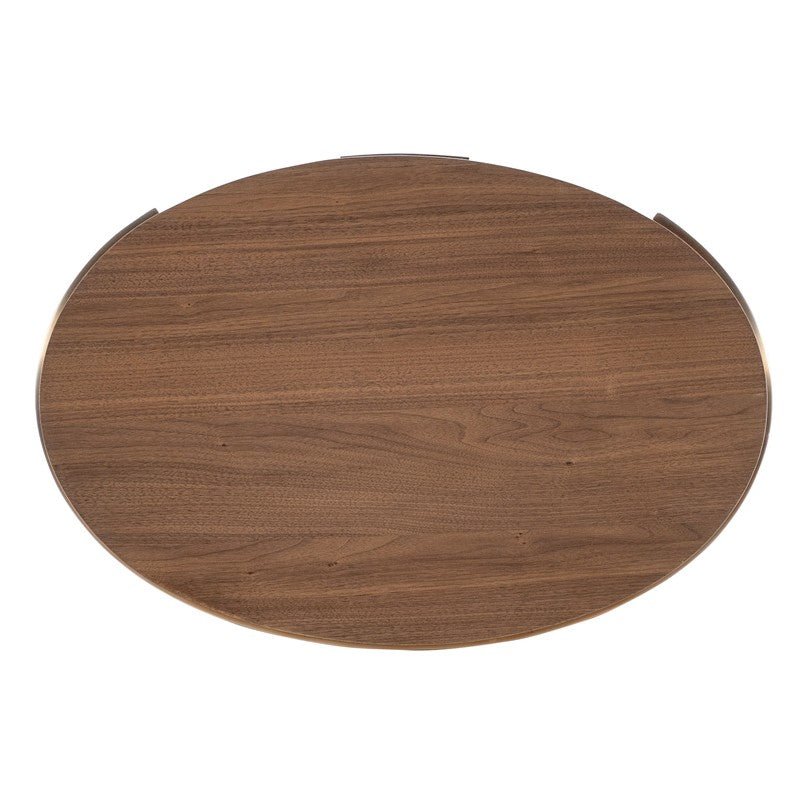 Eleana - Oval Nightstand - Medium Wood