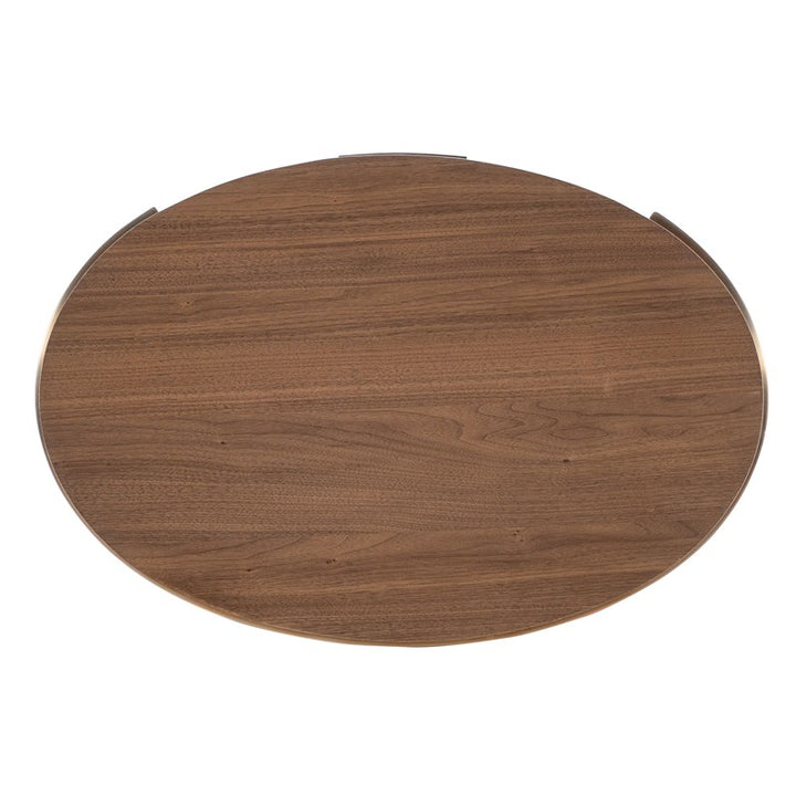 Eleana - Oval Nightstand - Medium Wood