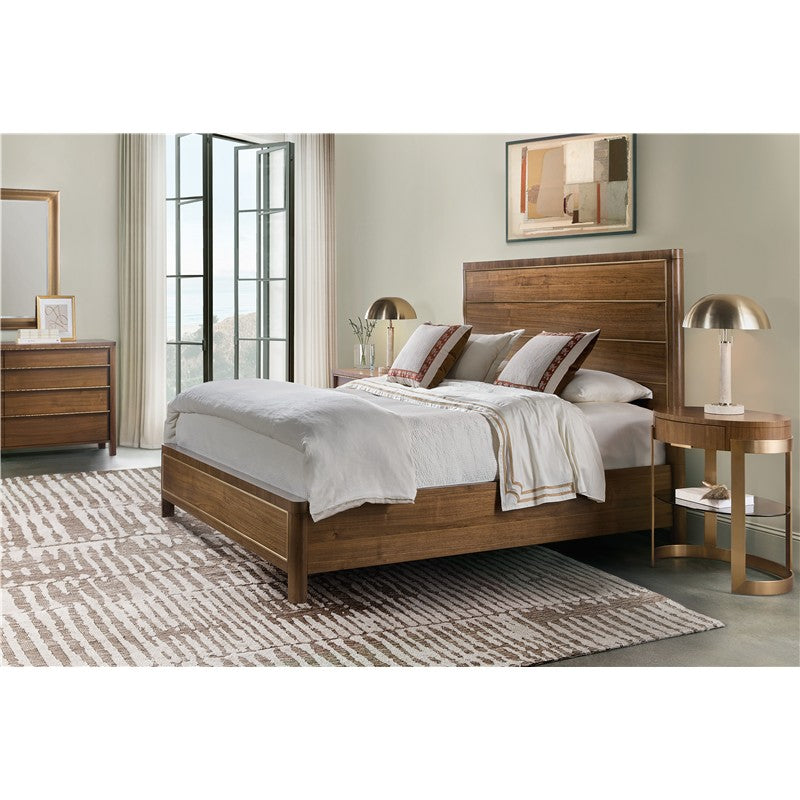 Eleana - Oval Nightstand - Medium Wood