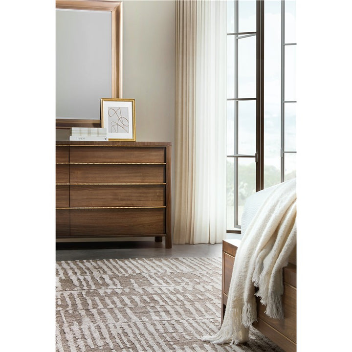 Eleana - Eight Drawer Dresser - Medium Wood