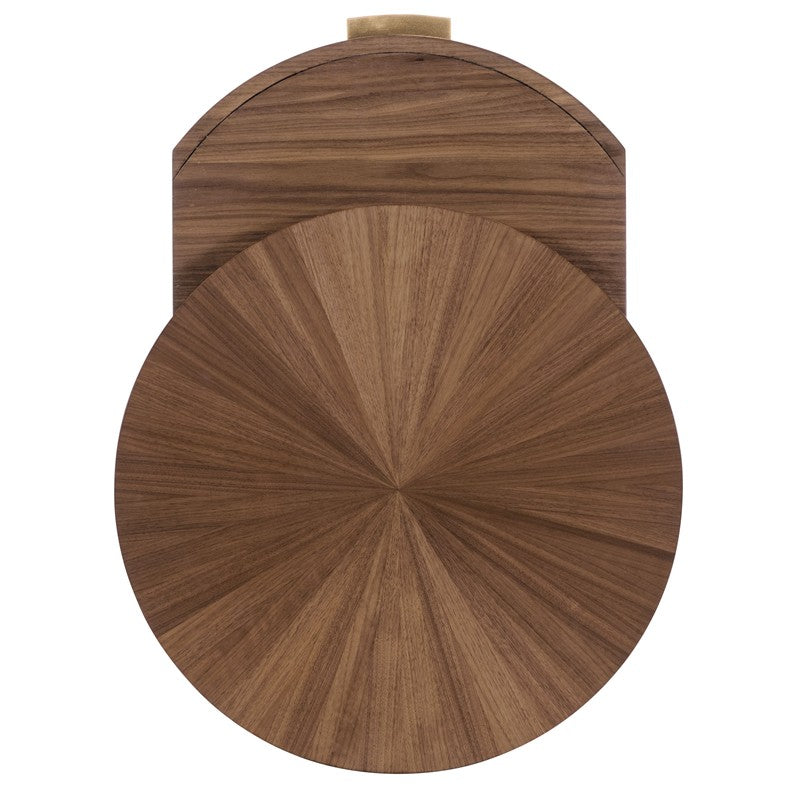 Eleana - Round Nightstand - Medium Wood