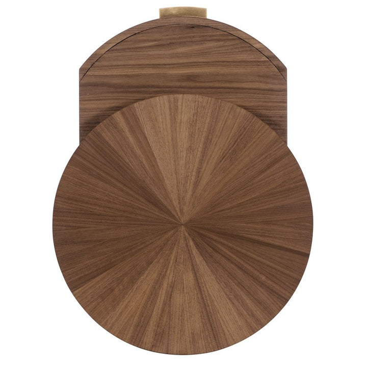 Eleana - Round Nightstand - Medium Wood