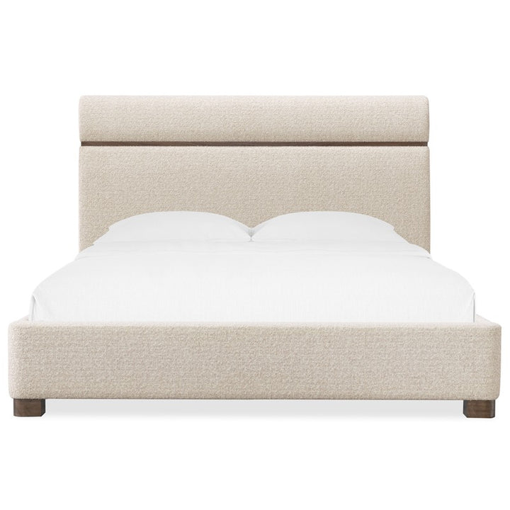 Eleana - Upholstered Queen Panel Bed - Beige