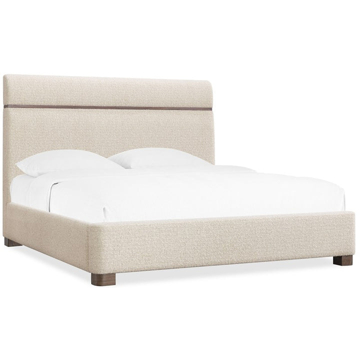 Eleana - Upholstered Queen Panel Bed - Beige
