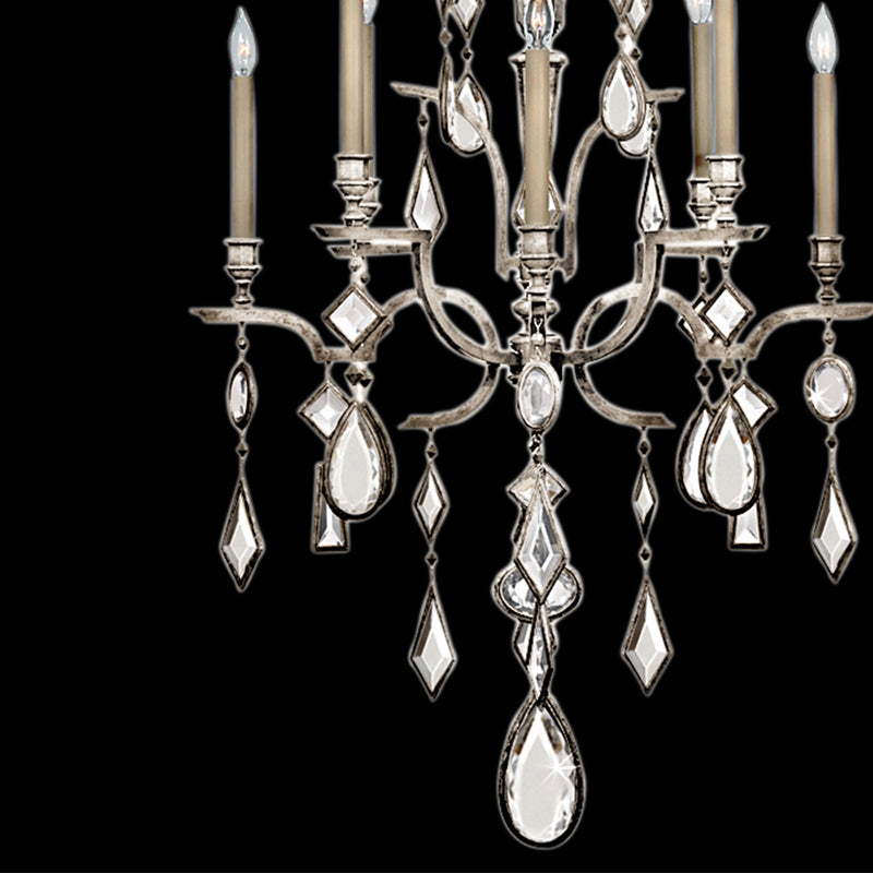 Encased Gems 31" Round Chandelier