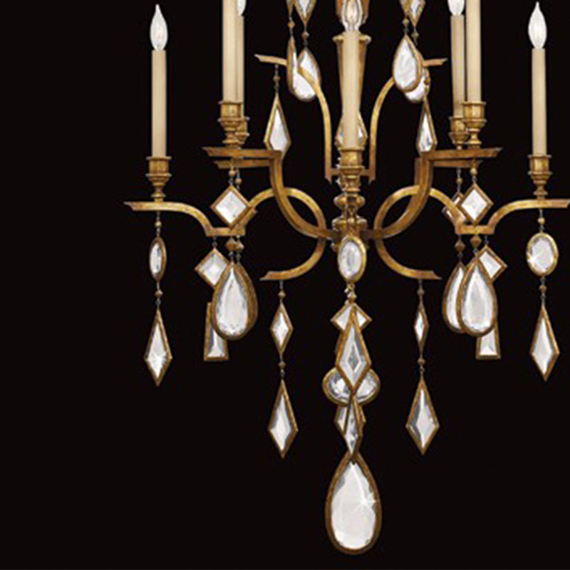 Encased Gems 31" Round Chandelier
