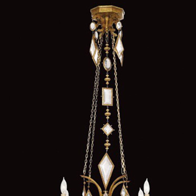 Encased Gems 31" Round Chandelier