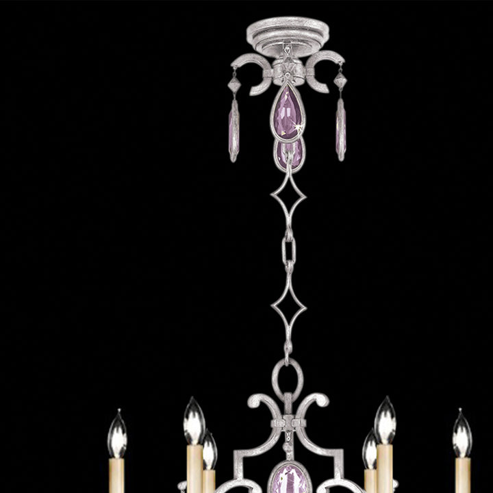 Encased Gems 29" Round Chandelier