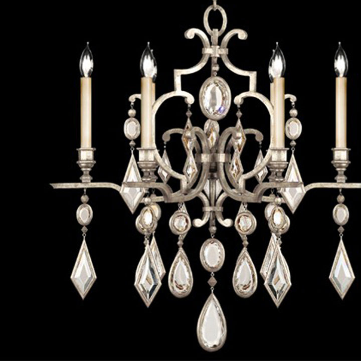 Encased Gems 29" Round Chandelier