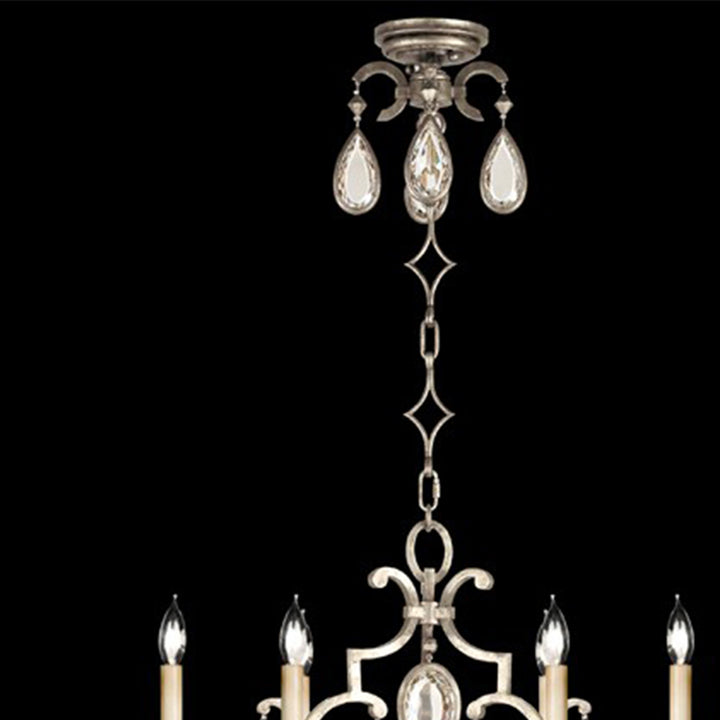 Encased Gems 29" Round Chandelier