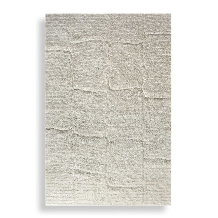 Miramar - Cozy Shag 8 X 10 Rug - White