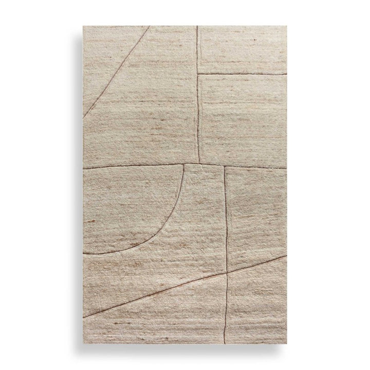 Kenyan - Geometric 6 X 9 Rug - Brown