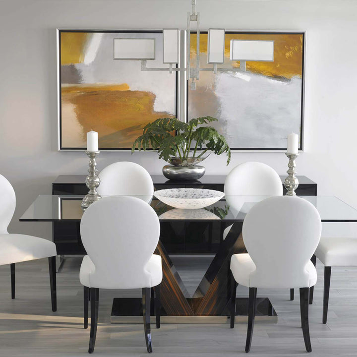 Perspectives 42" Oblong Chandelier