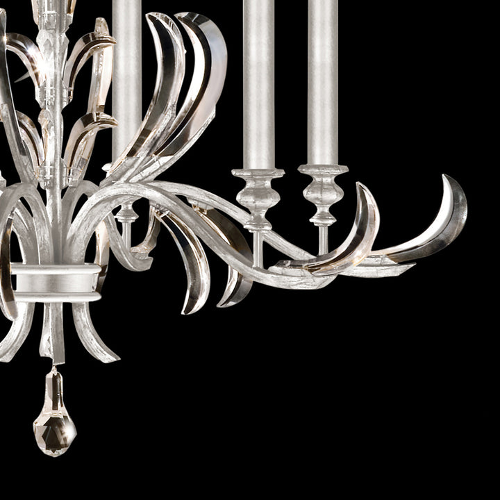 Beveled Arcs 37" Round Chandelier