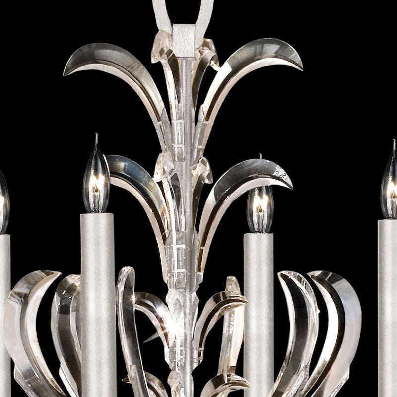 Beveled Arcs 37" Round Chandelier
