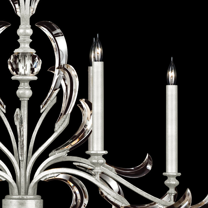 Beveled Arcs 37" Round Chandelier