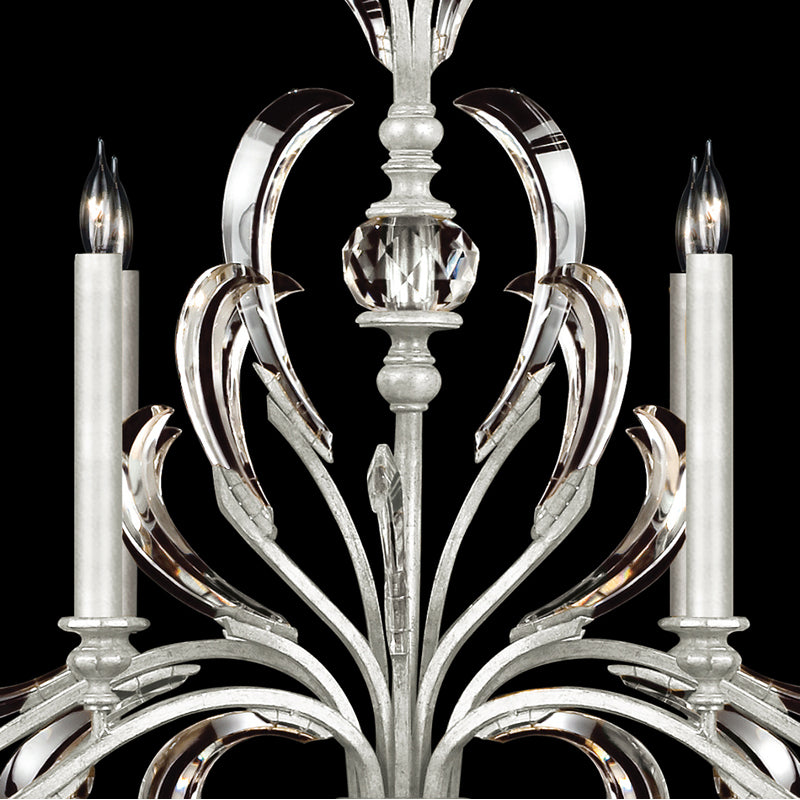 Beveled Arcs 44" Oblong Chandelier