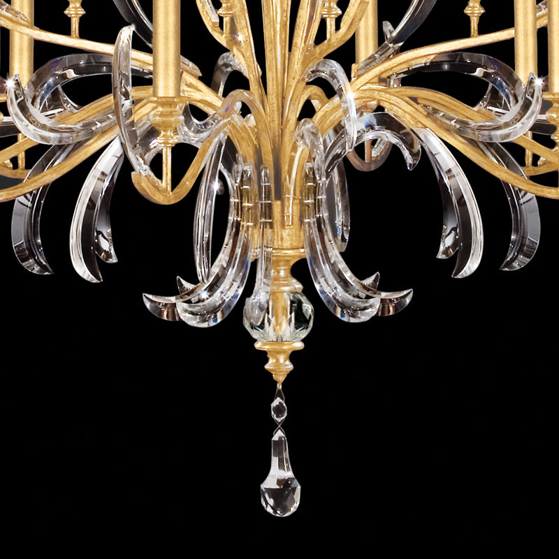 Beveled Arcs 58" Round Chandelier