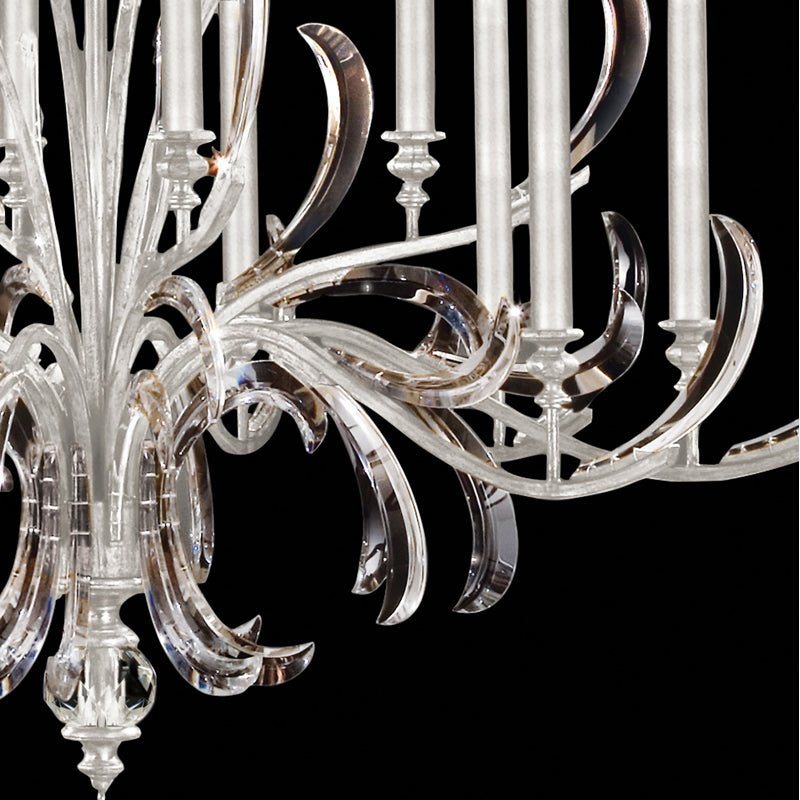 Beveled Arcs 58" Round Chandelier