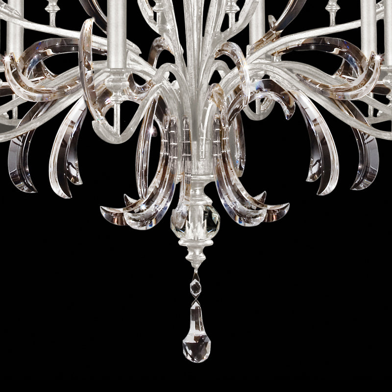 Beveled Arcs 58" Round Chandelier