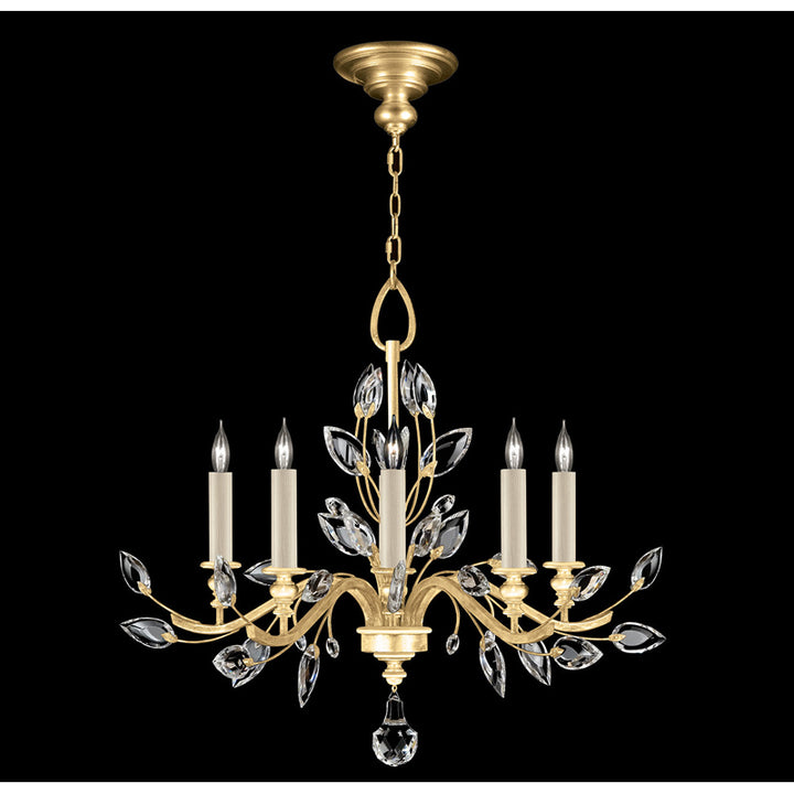 Crystal Laurel 32" Round Chandelier