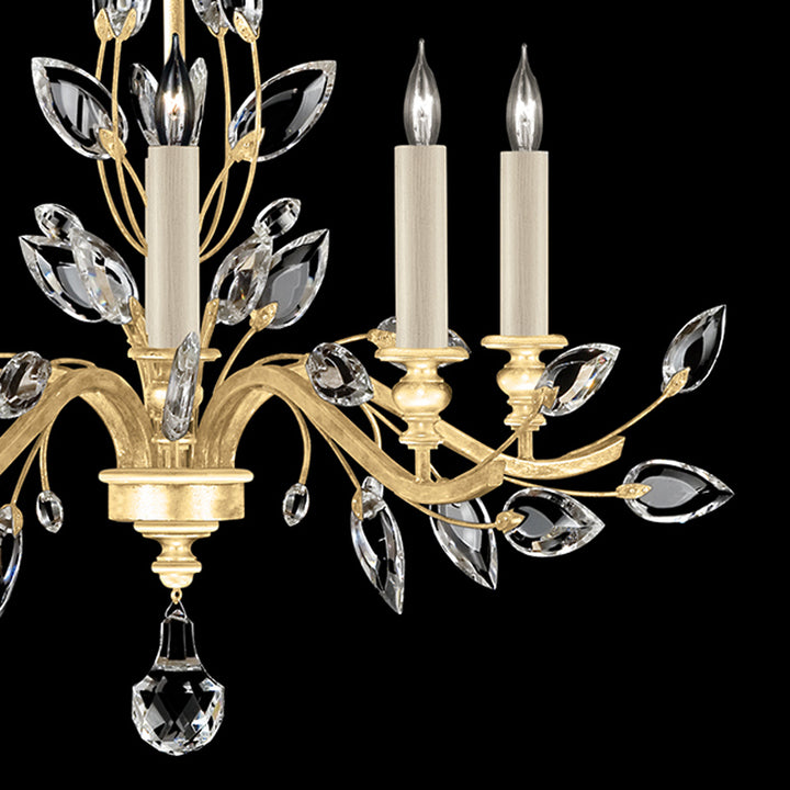 Crystal Laurel 32" Round Chandelier