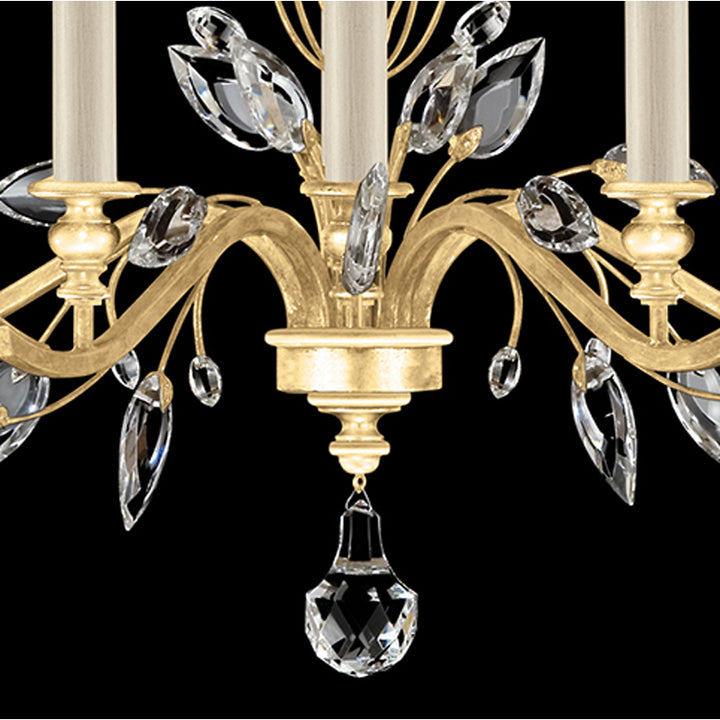 Crystal Laurel 32" Round Chandelier